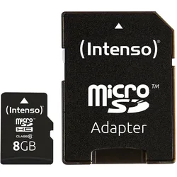 Intenso MICRO Secure Digital Card Micro SD Class 10 8 GB Speicherkarte