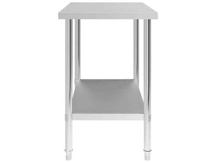 En Promotion Table de travail de cuisine - RUIG-NEUF - PLAN DE TRAVAIL - Pour Hôtels - 100x60x85cm Acier inoxydable 7314096
