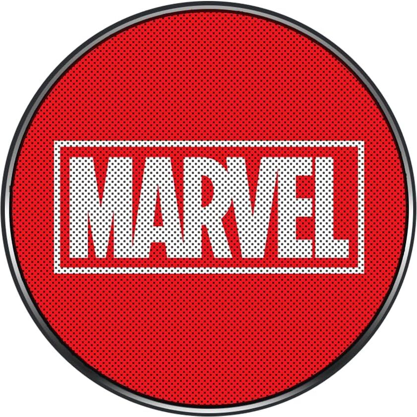 Marvel Logo Red 3W Portable Speaker by NACON - Official Marvel Theme - 3W Output - Compact Red Design