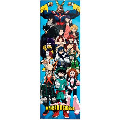 Poster REINDERS "My Hero Academia - Cast", bunt (farbe bild(er): bunt), B:53cm H:158cm T:0,1cm, Papier, Bilder, Poster