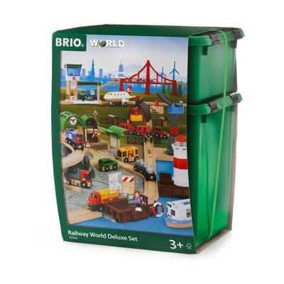 BRIO World - Großes Premium Set in Kunststoffboxen