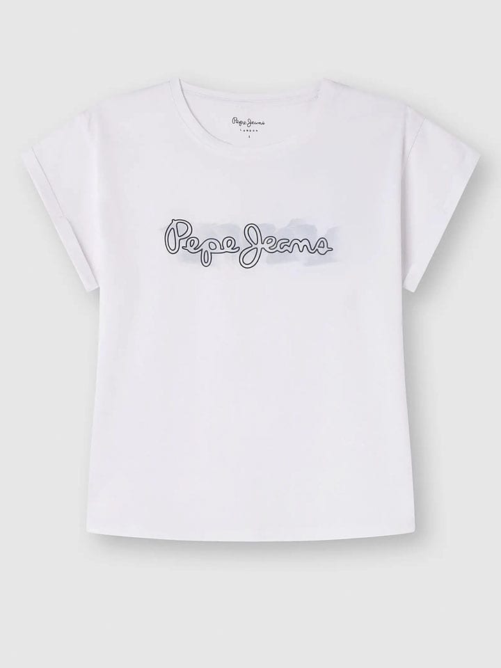 Pepe Jeans Shirt in Weiß - L
