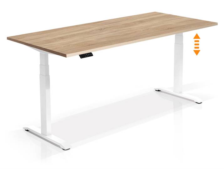 OFFICE ONE elektrisch höhenverstellbarer Schreibtisch /