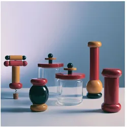 Alessi Aufbewahrungsdose VALUES COLLECTION, Vorratsbehälter, Gelb