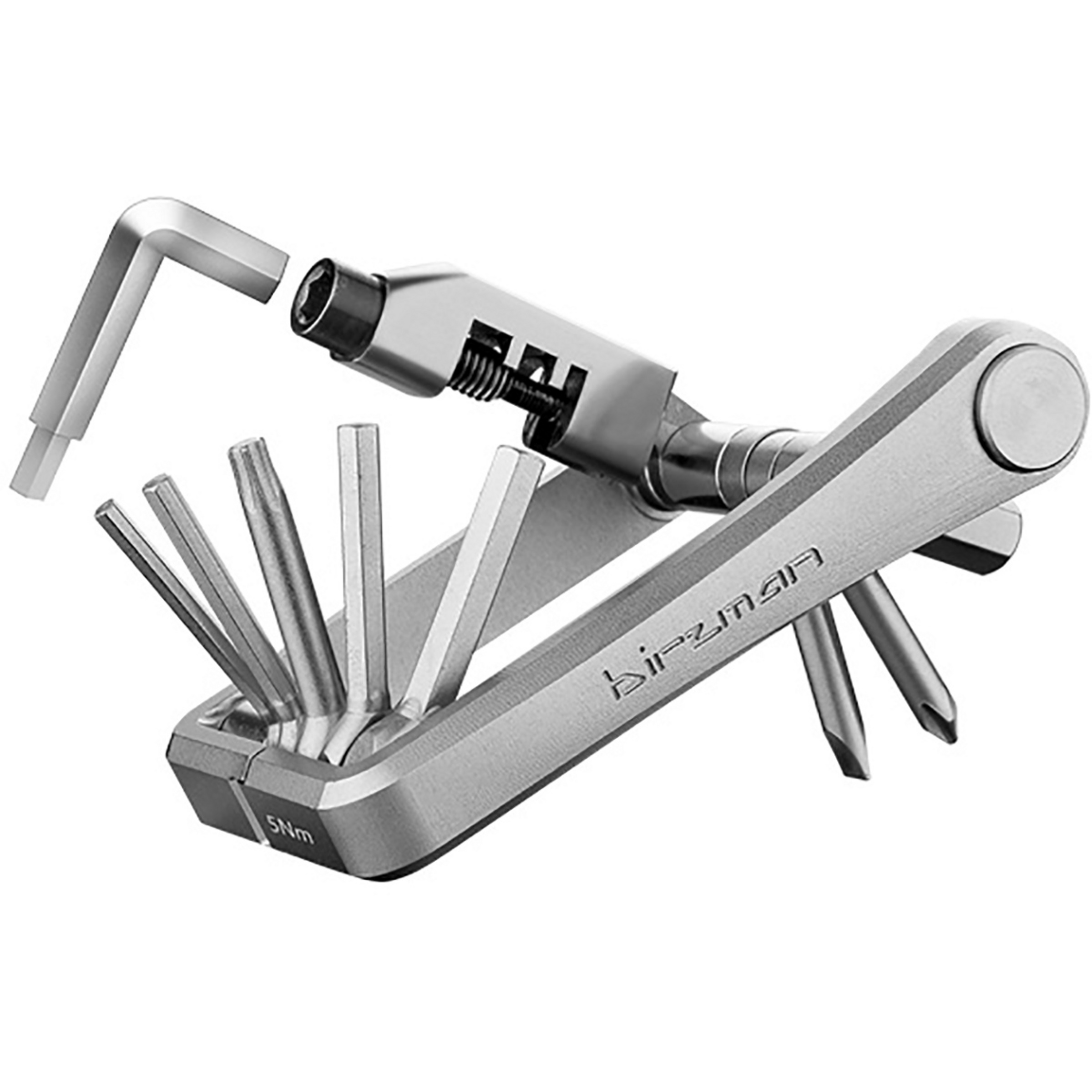 Birzman M-Torque 10-fach Multi-Tool Fahrradwerkzeug & Fahrradpflege grau
