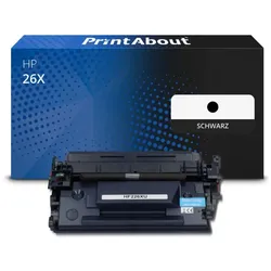 Toner kompatibel mit HP 26X (CF226X) - Schwarz - Hohe Kapazität