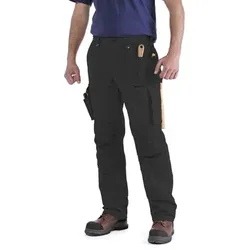 Herren Arbeitshose EMEA MULTIPOCKET RIPSTOP PANT, schwarz, Größe W30/L34 - schwarz - W30/L34