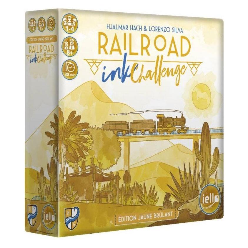 Iello Railroad Ink Challenge - Jaune Brulant (Französisch, 1 - 4 Spieler) (51867)