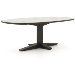 Apple Bee Zanzibar dänisch oval Gartentisch 220x110x77 cm