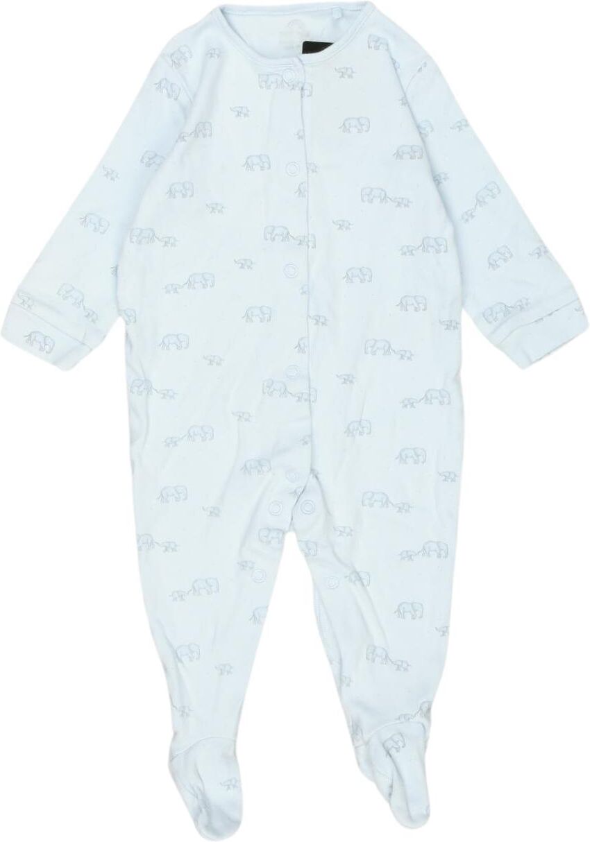 Next Jungen Strampler, Hellblau, Gr. EU 68 (US 6-12 Monate), Baumwolle - Second Hand