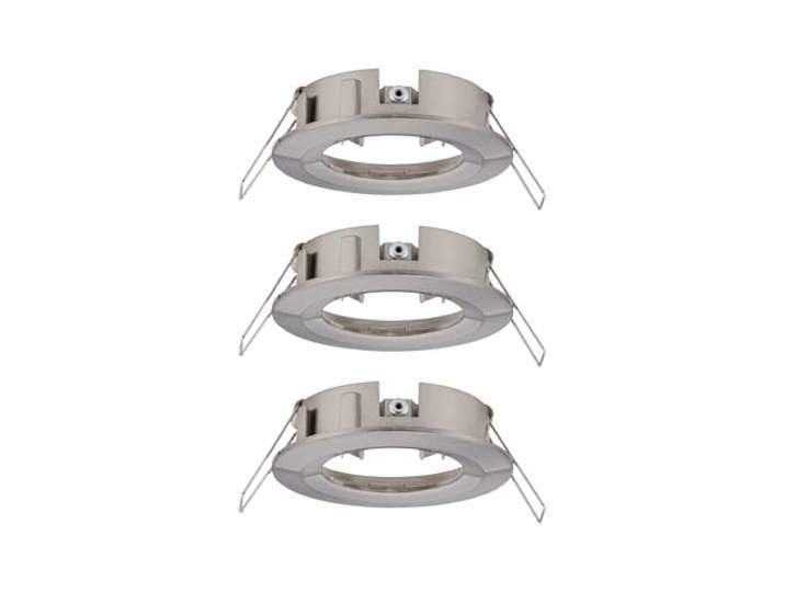 Paulmann 92479 Spots encastrés LED Choose spot fixe max. 3x10 watts spot encastré pour plafond Acier brossé lampe encastrée Alu