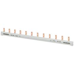 Siemens 5ST3762 Stiftsammelschiene, 1-phasig 10mm2, 12 Stifte, Isolation grau schneidbar Stiftsammelschiene 10 St.