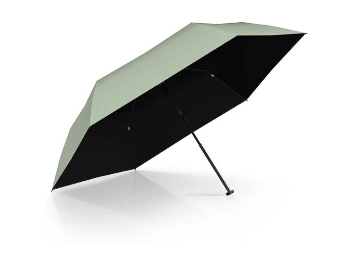 Taschenregenschirm KNIRPS US.050 mit UV-Schutz , grün (dunkelgrün, schwarz), Ø:90cm, Regenschirme, Taschenregenschirm