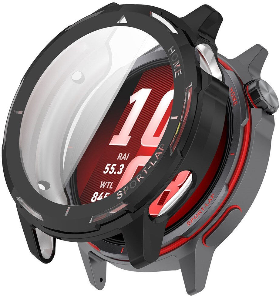 INCOVER Huawei Watch GT Runner 2 Fleksibelt Plastik Case - Sort