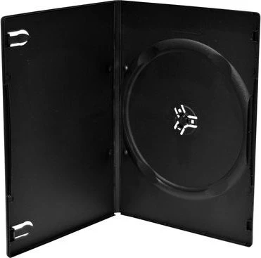 MEDIARANGE Box: 1 DVD 7 mm slim schwarz - Karton 100 Stück, 100 Stk
