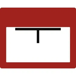 Hinweisschild zur Löschwasserentnahme blanko (B1, B2, B3), Alu 1,8 mm, 20x25 cm