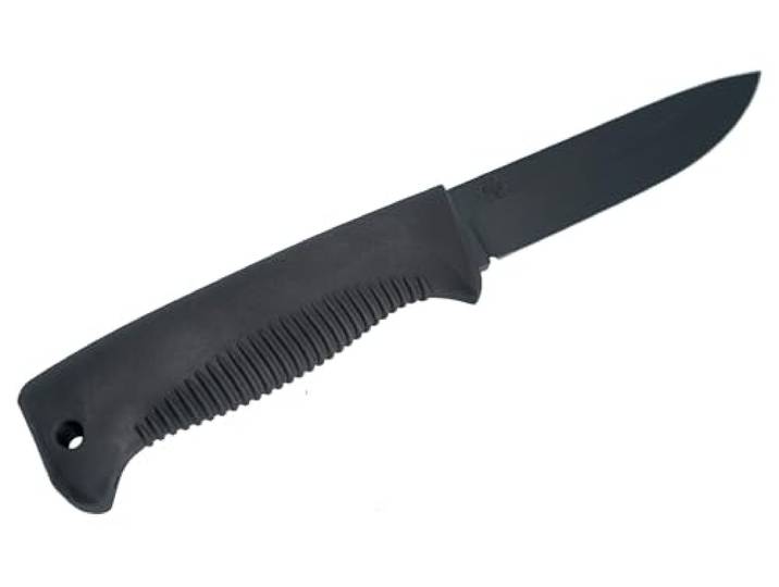 Peltonen Knives PELTONEN M07 RANGER PUUKKO MIT EDLER LEDER-SCHEIDE (BUSHCRAFT-MESSER) (Schwarz)