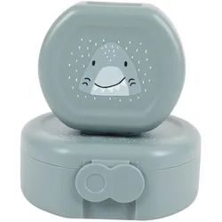 Trixie Baby Snackbox mit Klickverschluss 2er Set Hai, Lunchbox, Grau