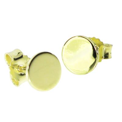 Paar Ohrstecker OSTSEE-SCHMUCK "Ostsee-Schmuck Ohrstecker Liva Ohrstecker Liva", gelb, Ohrringe, Damen, 6mmrund, Gelbgold 333
