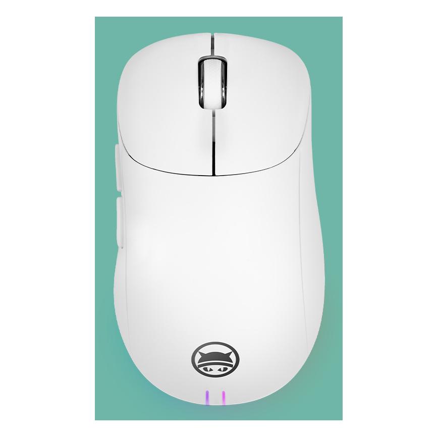 Gamiac PA50 Mice - White - Pixart 3327, Wired, 12000 DPI, 16,8M RGB effects (Kabelgebunden) (GAMO-PA50W17.21)