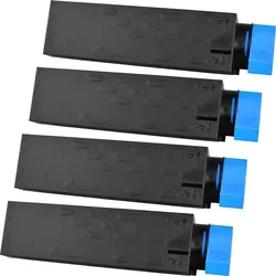 4 Kompatible Toner ersetzt Oki 45807106 Multipack schwarz