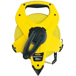 STANLEY Bandmaß PowerWinder Fiberglas 60m - 2-34-775