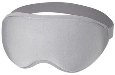 Uplifted Trends Adjustable Blackout Eye Mask Breathable Portable Sleep Mask For Travel And Home gray