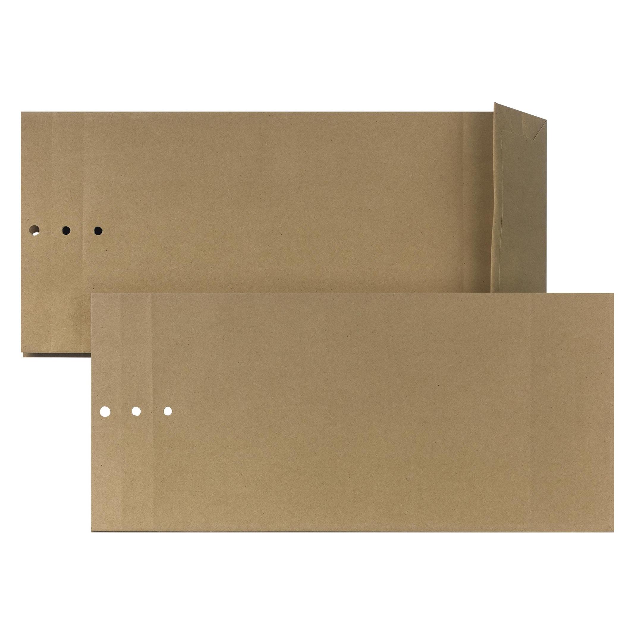 Bong Musterbeutel M50 braun 14x30,5x5cm 120g Seitenfalte+Boden 250 St./Pack (250 Stk.) (00014017)