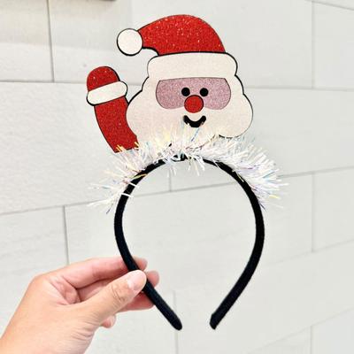 Inspired Deals Festive Christmas Headband Set Santa Snowman Reindeer Holiday Hair Accessories Gingerbread Man