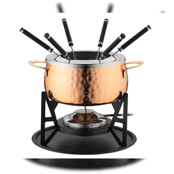 MÄSER Fondueset 11-tlg. Kupfer für 6 Personen, postsicher