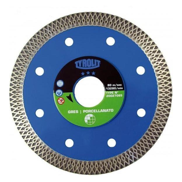 Tyrolit Diamanttrennscheibe Premium Ø 125 mm Bohrung 22,23 mm Fliesen 10 mm (639560)