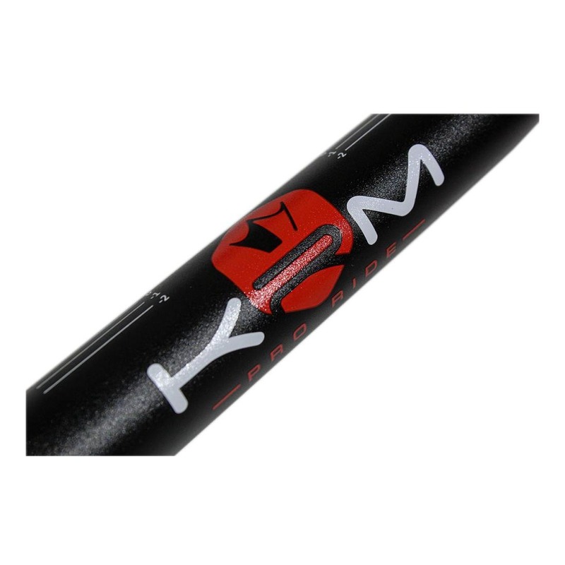 Guidon noir / rouge KRM Pro Ride Ø 28,6 avec mousse