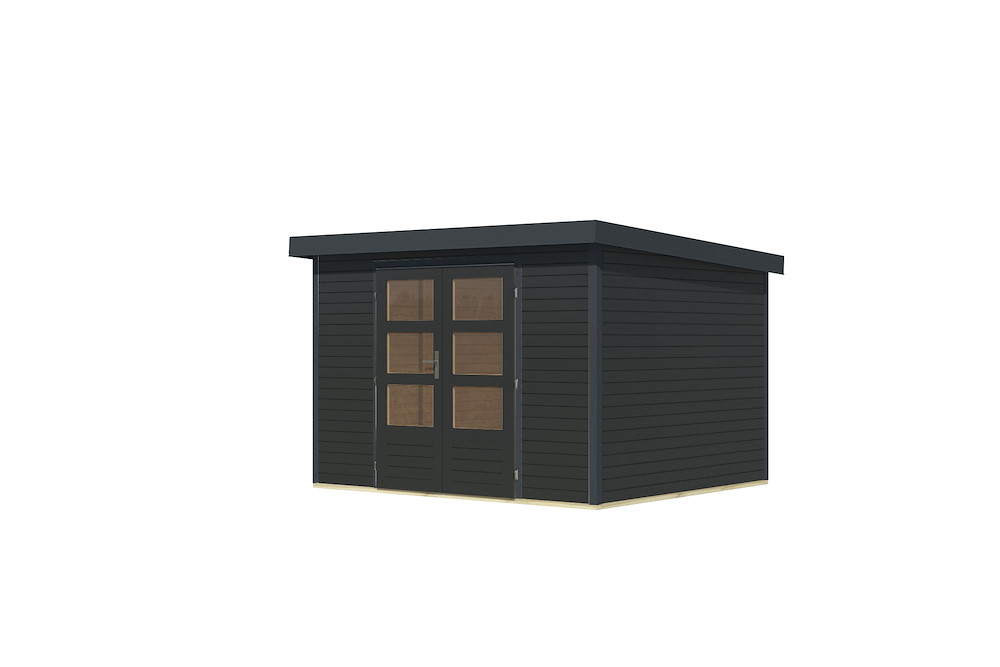 KARIBUHOLZT GH Jupiter 5 C 302x242x211cm anthrazit anthrazit 16988256