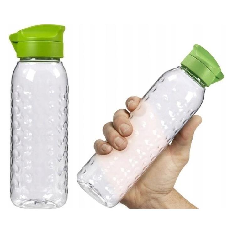 Curver Flasche "Dots" 0,75 l, transparent/grün (0.75 l) (CURVER)