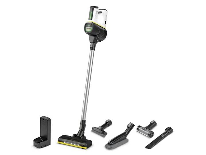 KÄRCHER Aspirateur sans Fil VC 7 Cordless yourMax Autonomie : jusqu'à 60 min\, filtre HEPA\, poids : 2\,6 kg\, sans sac\, capteur de poussière\, support mural de charge