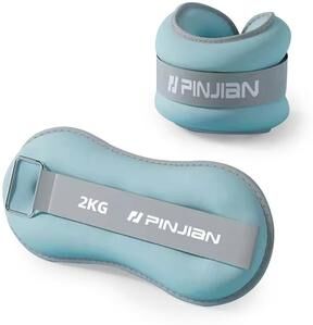 Inspired Finds Soft Sand Adjustable Ankle Weights 2 Pack For Yoga Running And Strength Training blue 4.41 Lb X2