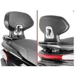 Givi, Motorrad Zubehör, rückenlehne motorrad beifahrer piaggio mp3 hpe 400/400sport 530 exclusive (22)