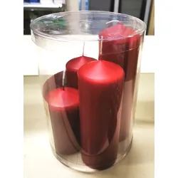 Jeka 4806 210 Adventstumpen 4er Rot
