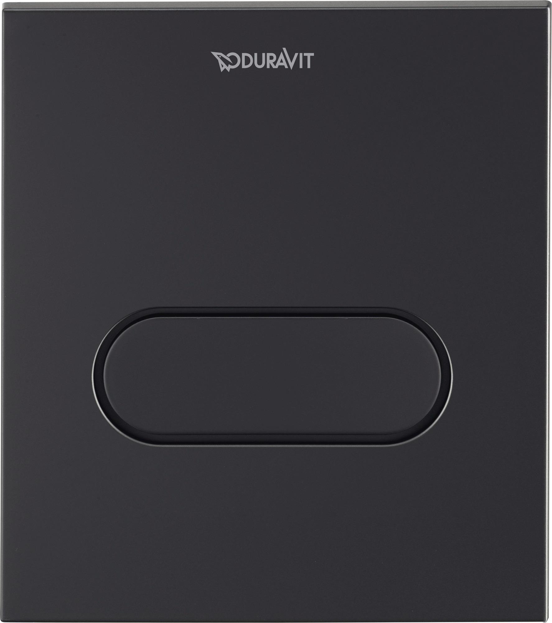 Duravit Betätigungsplatte DuraSystem 13,1x15cm, mech., f Uri. A1, sw matt