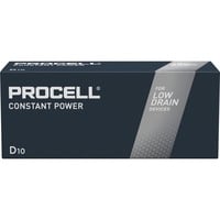 Procell Alkaline Intense Power D, 1,5V, Batterie 10 Stück, D Mono
