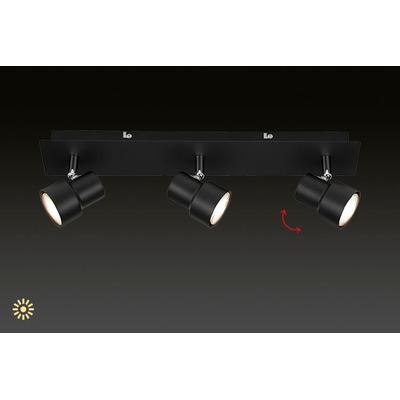 BRILONER LEUCHTEN LED Deckenleuchte "Rock", schwarz, Leuchten, LED Deckenstrahler
