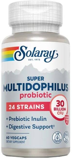 Solaray Super Multidophilus Probiotic 30 Billion CFU 60 VCaps