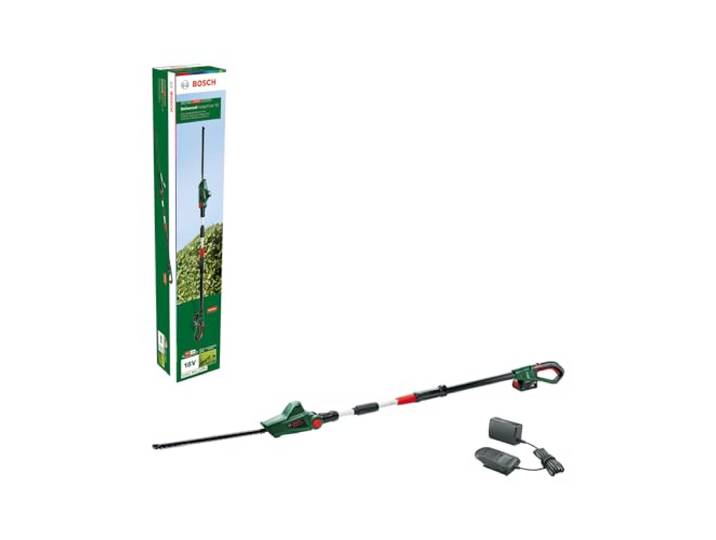 Bosch Home and Garden Akku Teleskop Heckenschere UniversalHedgePole 18 (1 Akku, 18 Volt System, im Karton), 06008B3000, mit 1 Akku (2,5 Ah)