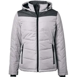 James & Nicholson Damen Winterjacke Stepp-Jacke JN1133 silver/anthracite melange S