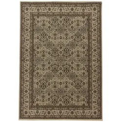 Teppich Waschbar Orient-Design Modern Strapazierfähig Esszimmer Flur Beige 300x400 cm OEKO-TEX Schadstoffgeprüft – SELVA von Kadima Design