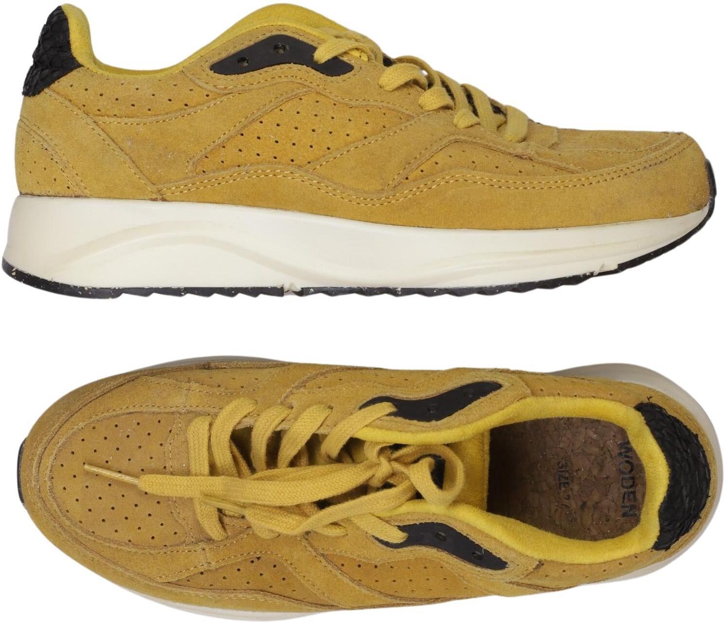 Woden Damen Sneaker, Gelb, Gr. EU 37, kein / Etikett - Second Hand