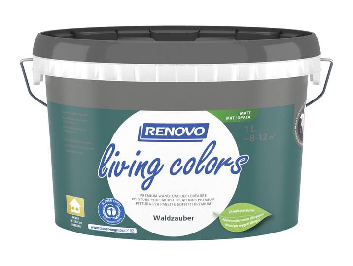 Renovo Living Colors Wand- und Deckenfarbe Waldzauber 1 l