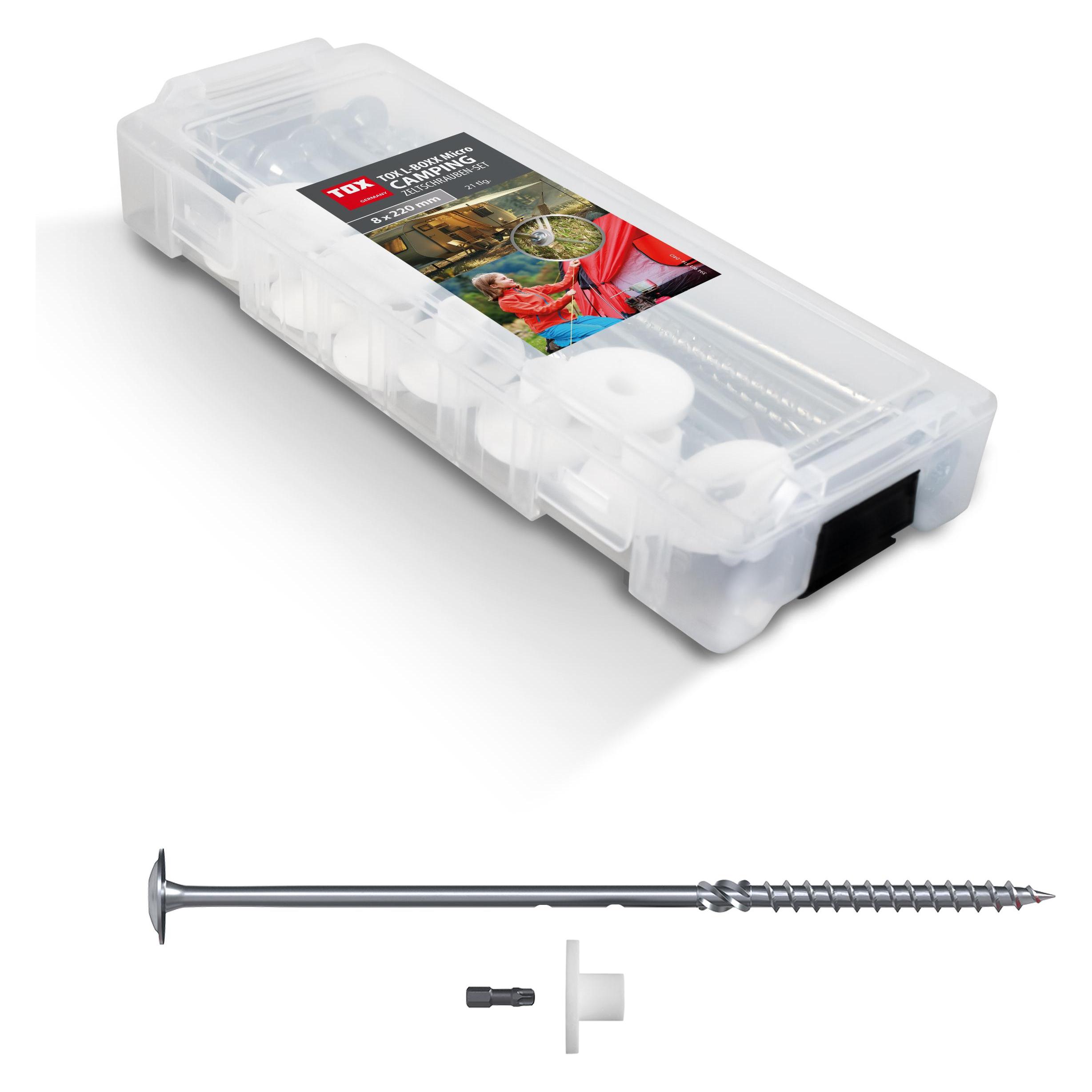 Tox Zeltschrauben-Set (21 Schrauben pro Stück) (46902352)