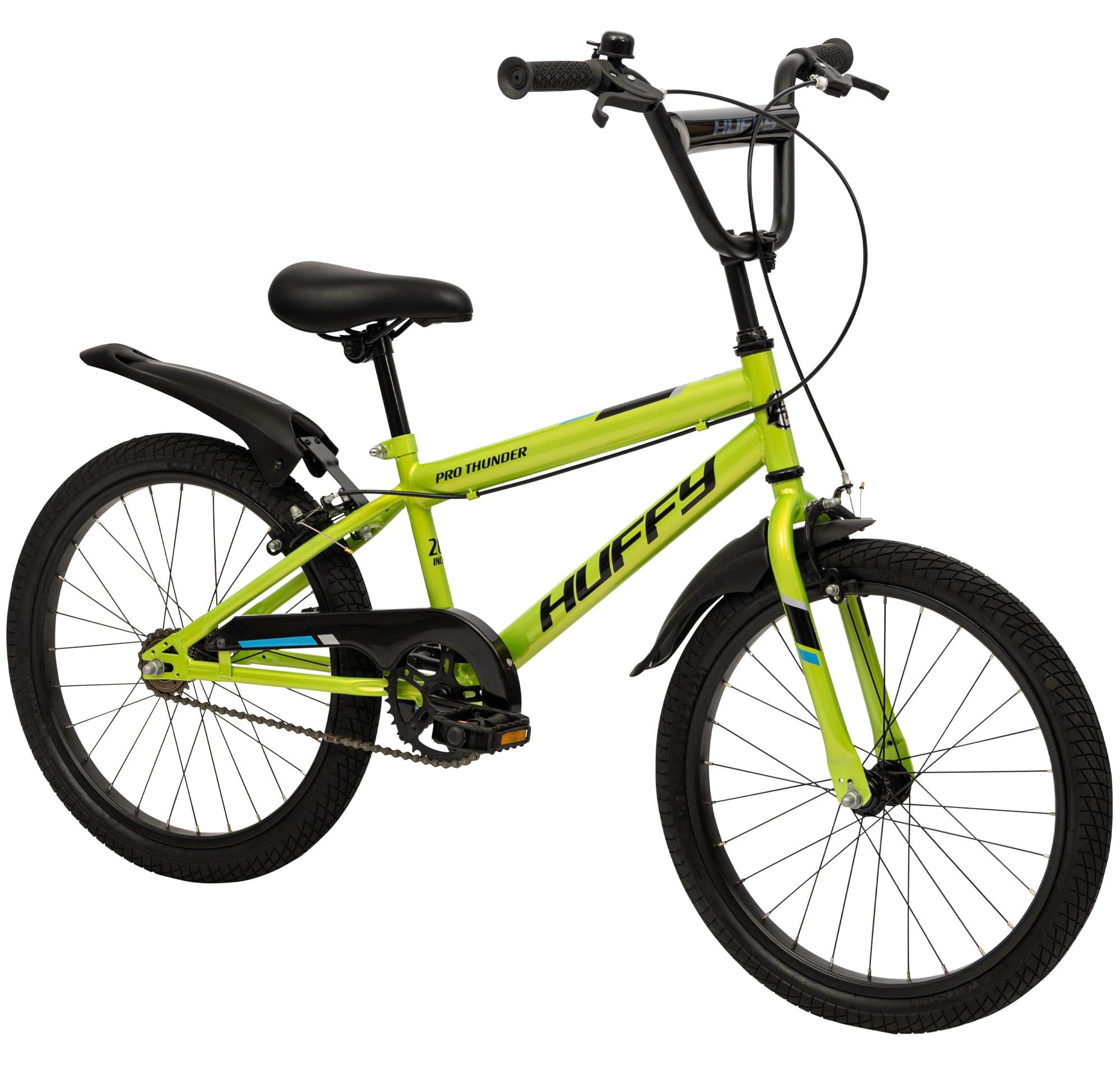 Kinderfahrrad 20 Zoll, grün, BMX-Stil, Stahlrahmen, 5-9 Jahre