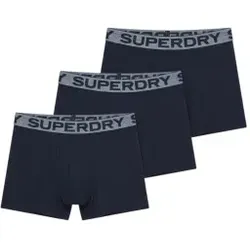Superdry für Herren. M3110452C Set 3 Boxershorts Triple navy (S), Heimtextilien, Baumwolle, Marine
